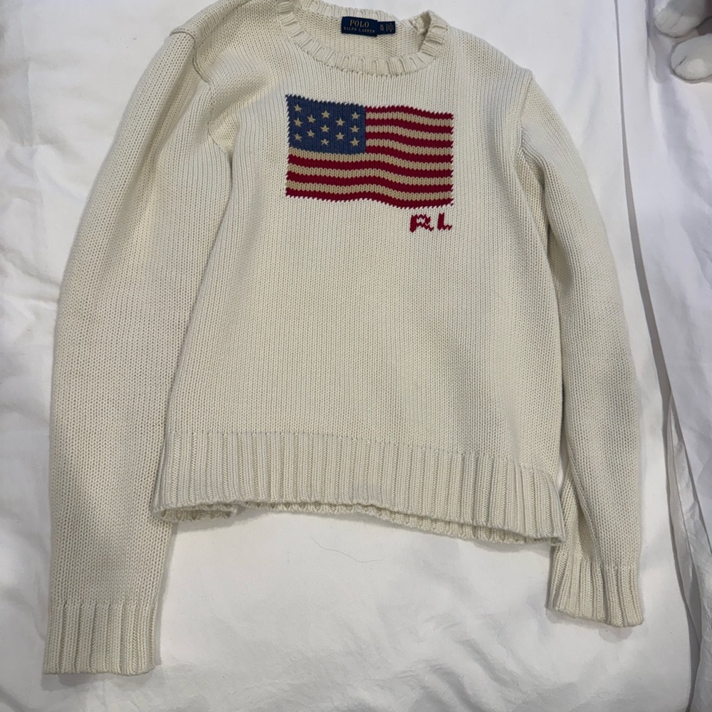 Ralph Lauren American Flag Sweater